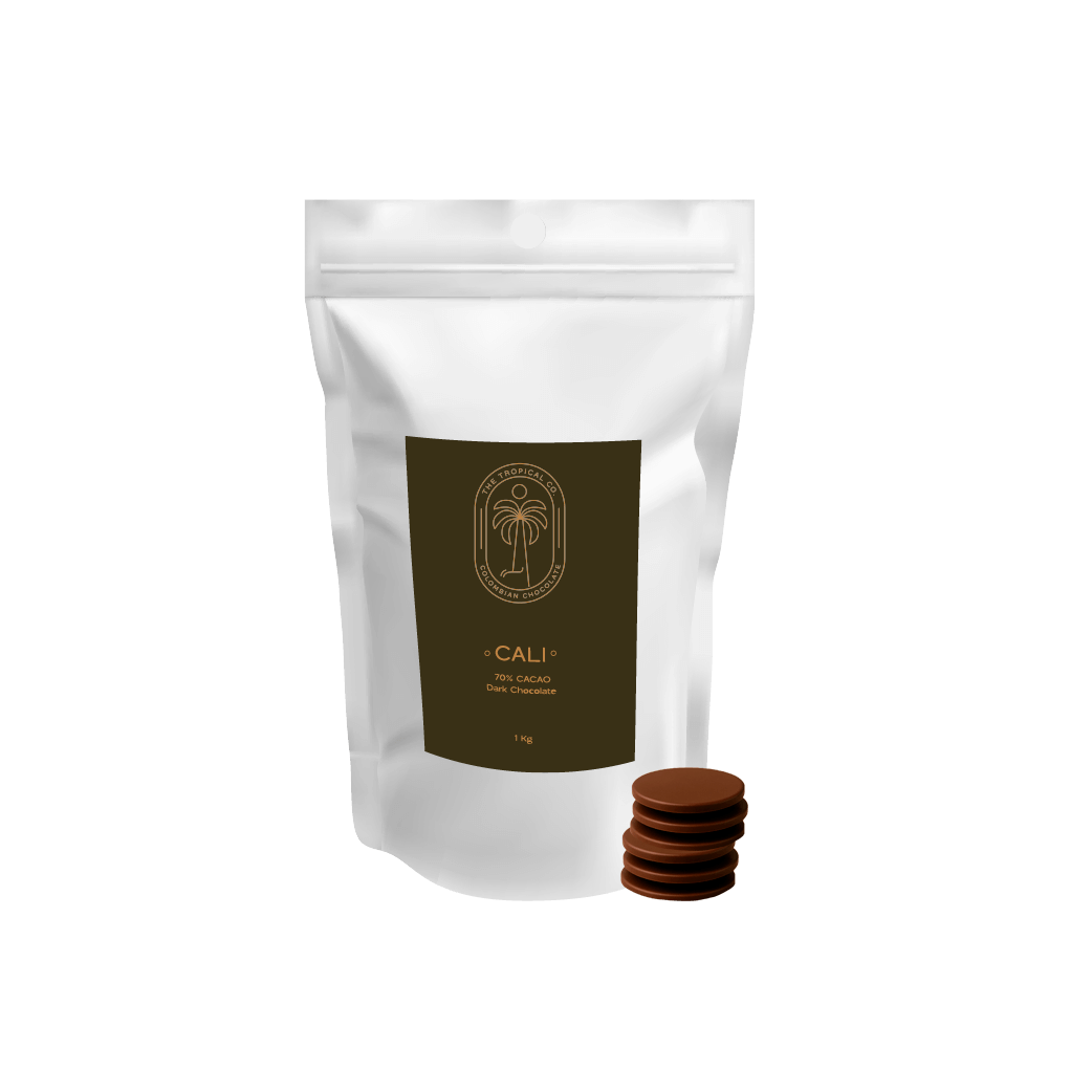 1-kilogram bag with 70% dark chocolate
